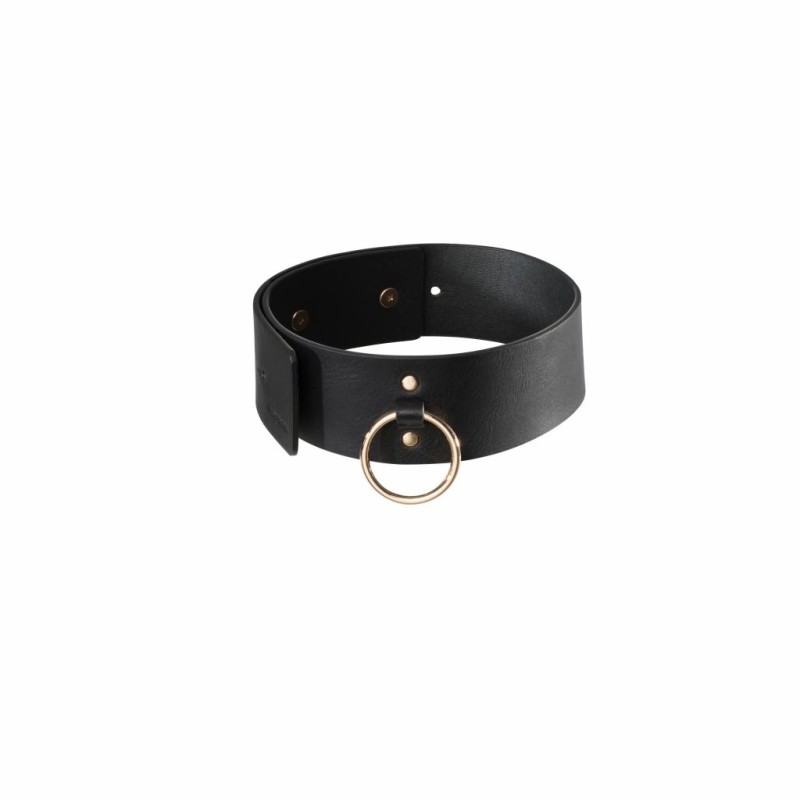 Obroża i smycz - Bijoux Indiscrets Maze Wide Choker Black